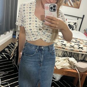 Vintage Western Crop Top